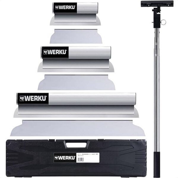 Juego Espátulas de Emplastecer Mango Extensible WERKU 602540
